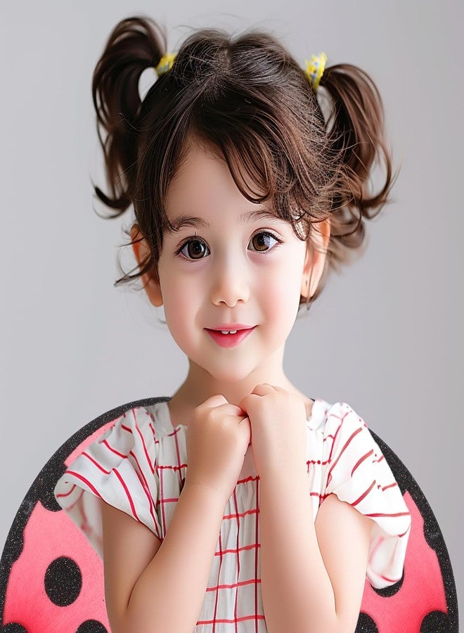 minkissy Foldable Ladybug Wings for Kids 26.77 Inch Red Insect Costume Accessory Lightweight Dress up Prop for Halloween and Parties - Image 5